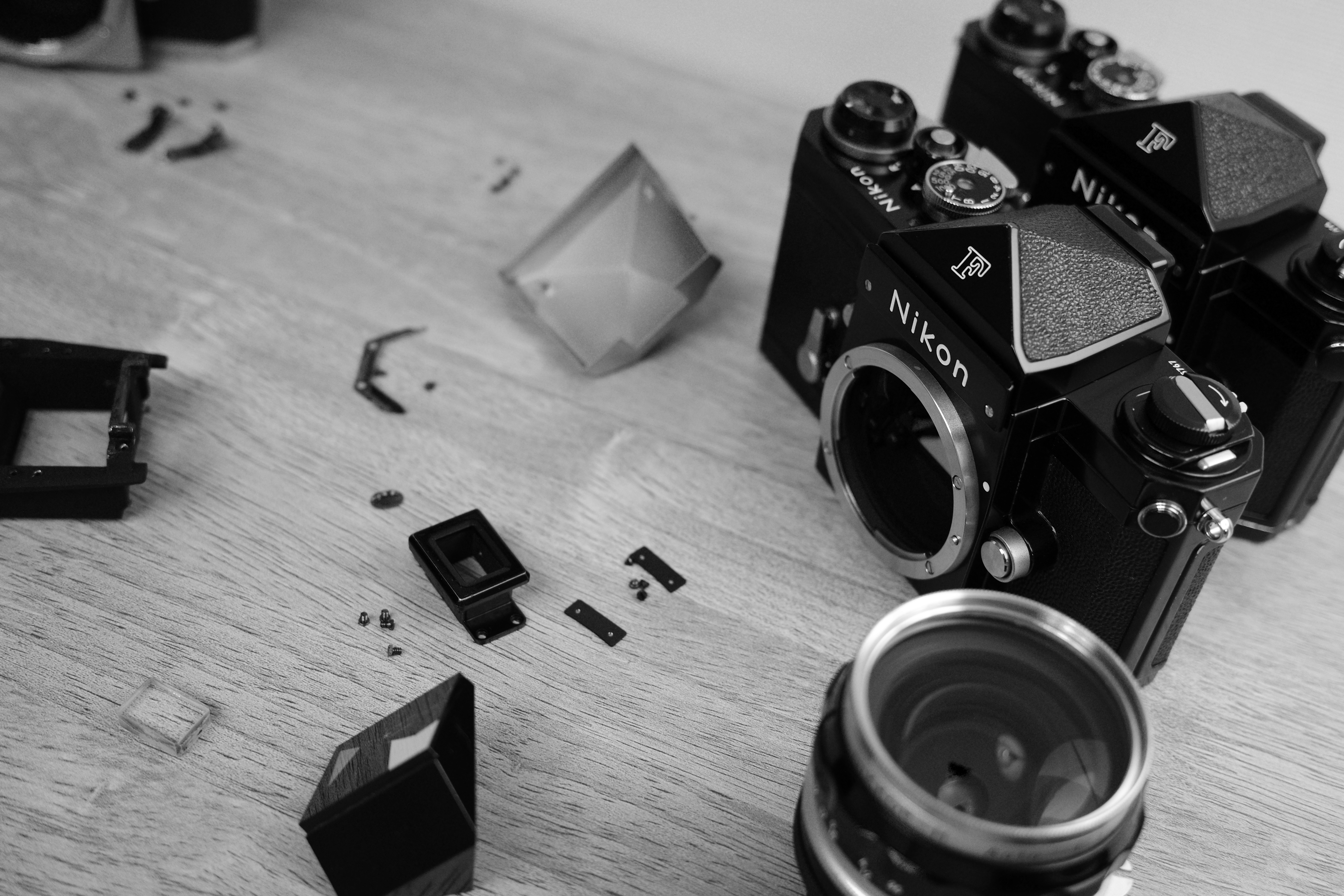 Nikon F Finder cleaning #1